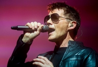 Morten Harket under A-has konsert i Oslo spektrum i 2016. Aha.