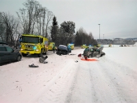 Trafikkulykke på Norderhovsveien