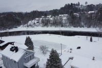 Skøytebanen på Holttangen er måkt