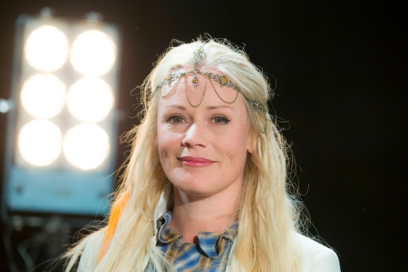 Unni Wilhelmsen fotografert da hun deltok i «Stjernekamp» i 2014.