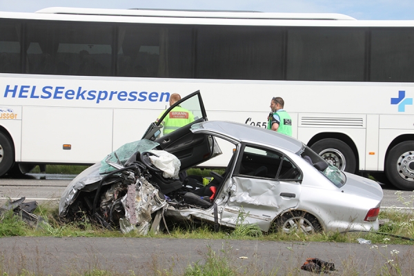 Tragisk trafikulykke på Steinssletta