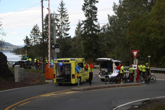 Syklist skadet i Tyrifjorden rundt