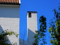 Skorsteinen på Ringerike krematorium